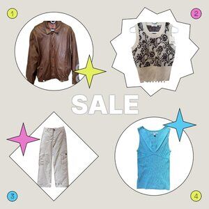 Y2K vintage bundle: Soporcol, Sandro, Old Navy